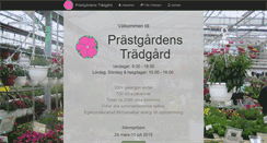 Desktop Screenshot of prastgardenstradgard.se